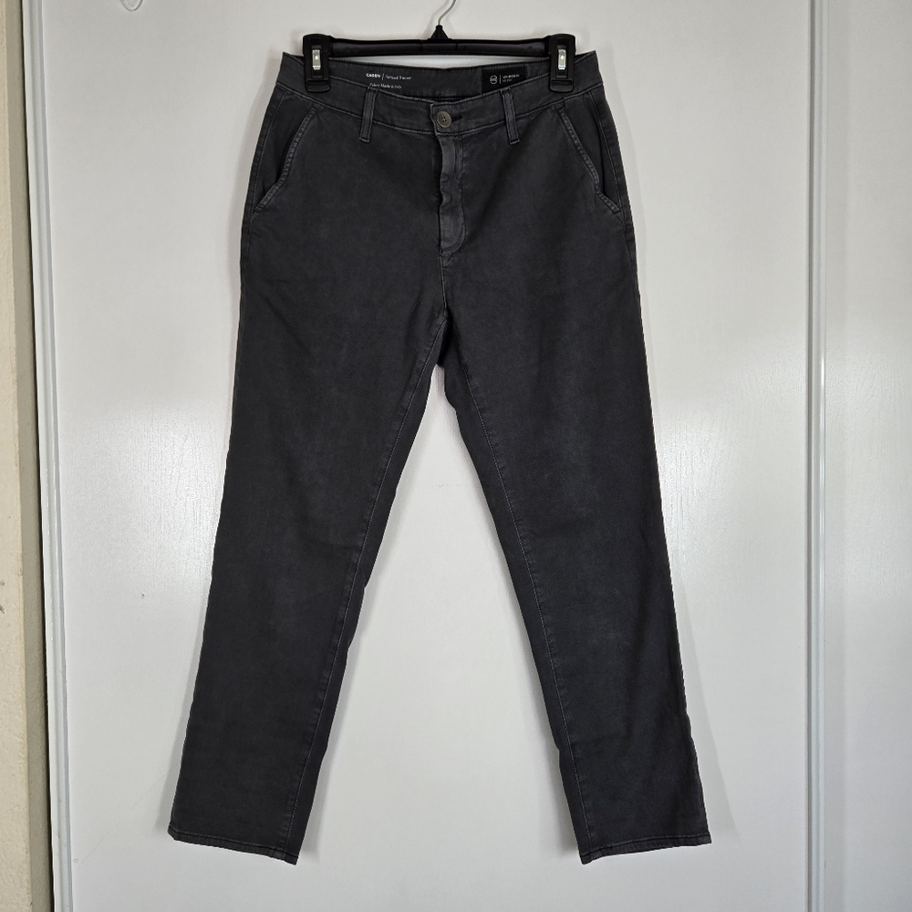 AG Adriano‎ Goldschmied Caden Tailored Trousers Womens Sz 26 NWT $210, Sulfur